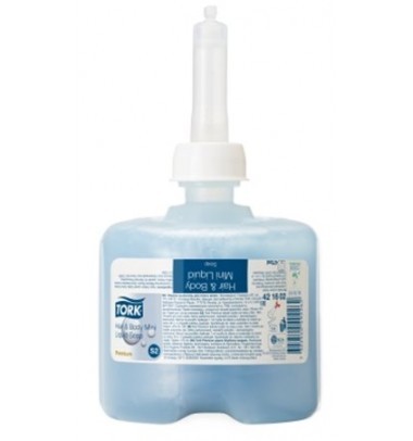 420602 Tork Hair & Body Mini Liquid Soap 8x475ml (S2)