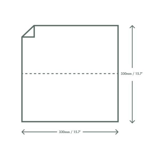 Környezetbarát szalvéta, 33 cm, egyrétegű, adagolóba tölthető | 250 db/csomag