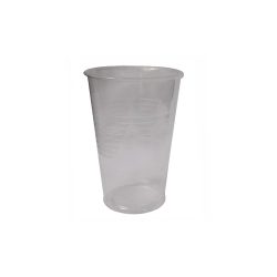   Műanyag pohár víztiszta 3dl (átm.: 78mm) PP 50db/cs 1250/Krt