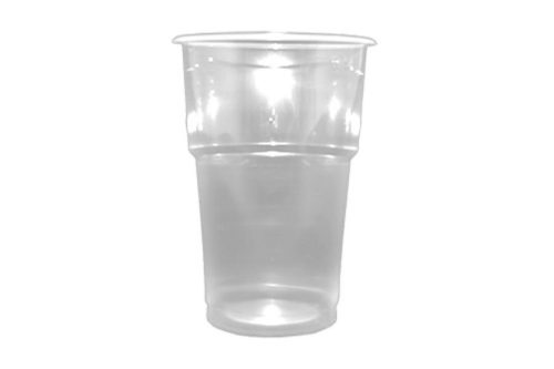 Műanyag pohár víztiszta 5 dl 75 db/cs 1200 db/krt