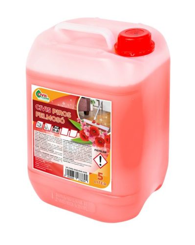 Civis piros padlófelmosó 5 l