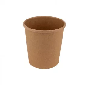 KRAFT Leveses papírtégely 16oz/450ml 25db/cs 20cs/#
