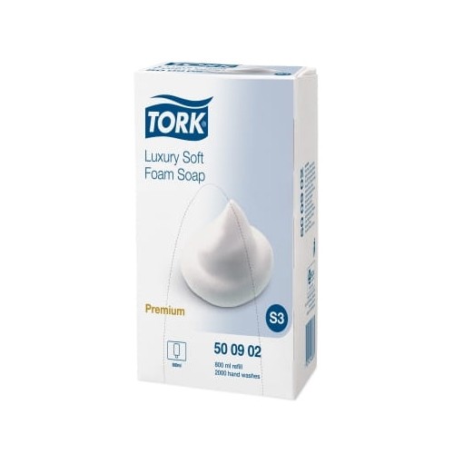 500902 Tork luxury Soft Foam Soap 4x800ml (S3)