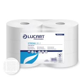 Lucart toalettpapír, STRONG 26 J, 2rtg., cell., 6tek