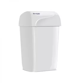   Lucart Identity waste bin hulladékgyűjtő/rejtett zsákkal, fehér / fekete