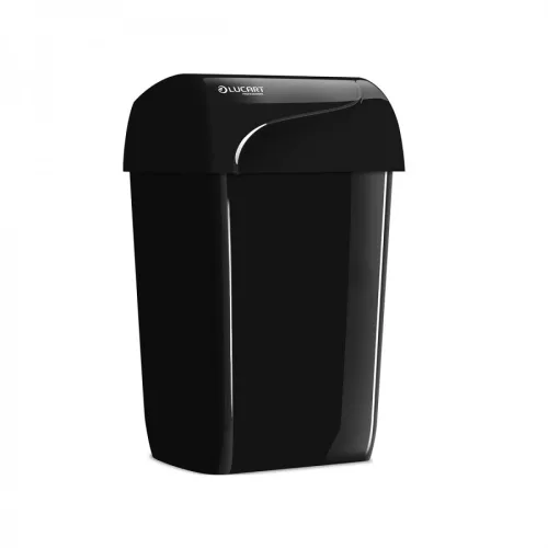 Lucart Identity waste bin hulladékgyűjtő/rejtett zsákkal, fehér / fekete