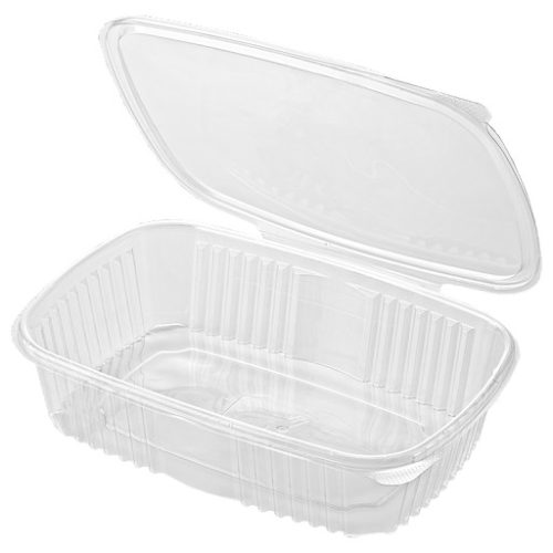Műanyag összecsukható doboz 500ml (PET) 129,5x122,5x56,5mm 100db/cs 800db/krt