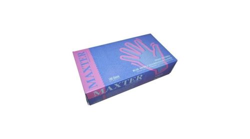 Nitril kesztyű kék púder mentes S (100 db/cs)