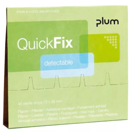 PLUM QUICKFIX Ragtapasz utántöltő, detektálható, kék
