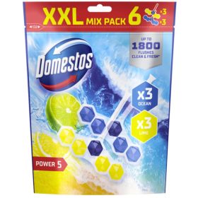   Domestos power aktív WC tisztító és illatosító blokk (6X50g)