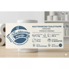 Hófehér toalett papír  2rtg-fehér-100m-12tek/cs