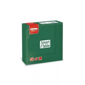   Szalvéta Fato 2rét. 33x33 cm 1/4 erdő zöld 50db/cs 24cs/#