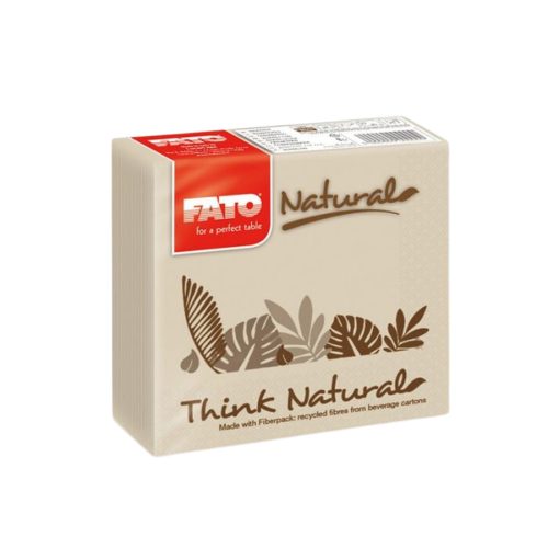 Szalvéta Lucart Drink Natural 24x24 2rét. 100lap/cs 12cs/krt.