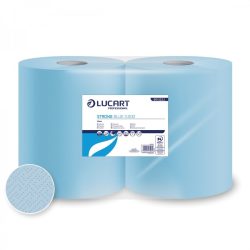 Lucart ipari törlő, 3rtg kék 500 lapos (2 roll/#)