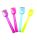 Fagylaltos kanál víztiszta / színes / neon 500db/cs