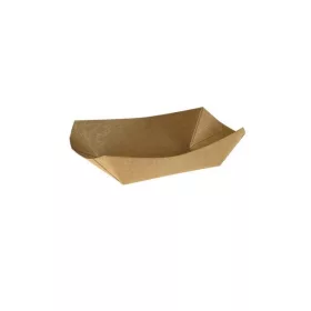Kraft papírcsónak begreen 160x120x40 300ml
