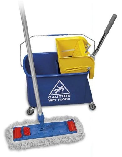 Takarító kocsi 20l vödör+40cm mop szett