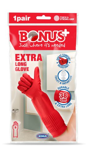 Bonus extra hosszú gumikesztyű (S)