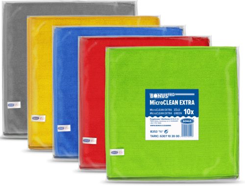 BonusPRO MicroCLEAN MAXI  kendő 10 db/cs (mikroszálas) 40X40 cm