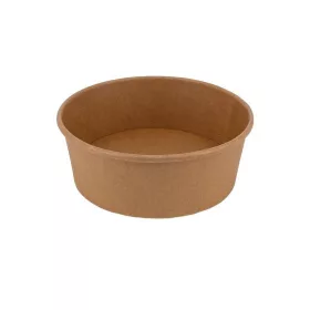 Salátás doboz, papír+PE, 750 ml, kraft I 50 db/cs