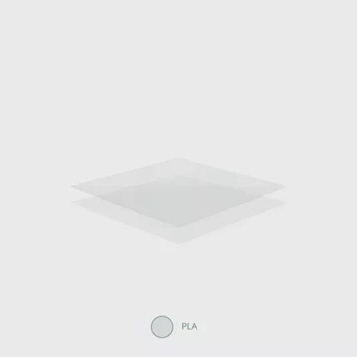 Lebomló ételtároló doboz, PLA, kerek, 4,5 dl | 50 db/csomag