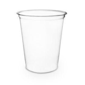 Lebomló ételtároló doboz, PLA, kerek 9 dl | 50 db/csomag