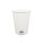 Papírpohár, 300 ml, műanyagmentes, fehér | 50 db/csomag