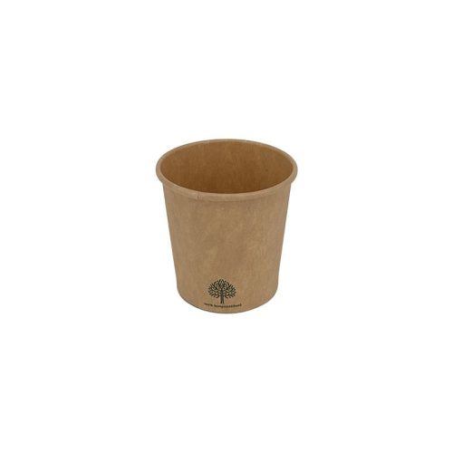 Papírpohár, 100 ml, műanyagmentes, kraft | 50 db/csomag