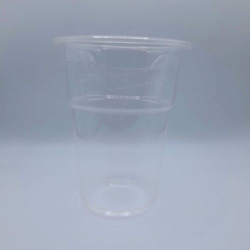 Lebomló hidegitalos pohár, PLA, 400ml, szintjelöléssel | 50 db/csomag