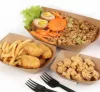 Street food csónak, kraft papír, 800 ml | 250 db/csomag