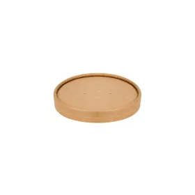   Kraft tető kraft levestartókhoz, papír, Ø 115 mm | 25 db/csomag