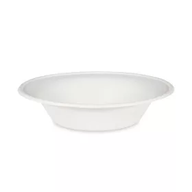   Lebomló cukornád mélytányér, fehér, 700ml | 50 db/csomag