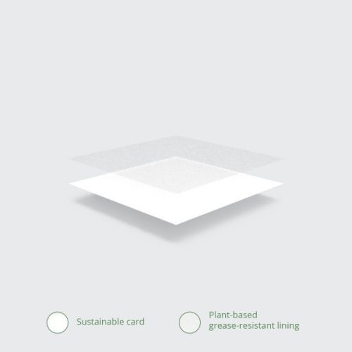 Lebomló papírtálca pizzaszelethez, | 1000 db/karton