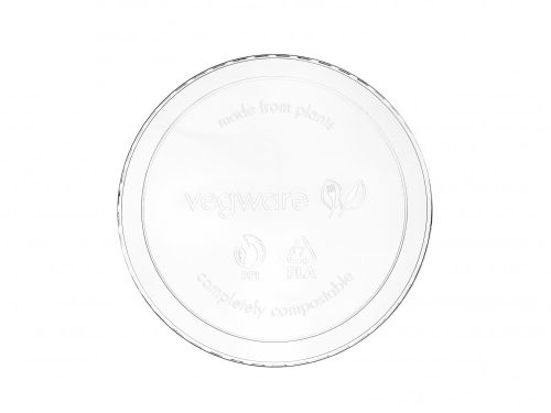 Lebomló doboztető, PLA, 2,3-9 dl dobozhoz, kerek | 50 db/csomag