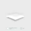 Lebomló tető levestartókhoz, papír, melegételes, 115 mm, lapos, 3,4-9 dl levestartókhoz | 25 db/csomag