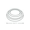 Lebomló presszókávés pohártető, CPLA, 62 mm, 1,1 dl pohárhoz | 50 db/csomag
