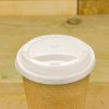Lebomló kávés pohártető, CPLA, 89 mm, 2,8-5,7 dl pohárhoz | 50 db/csomag