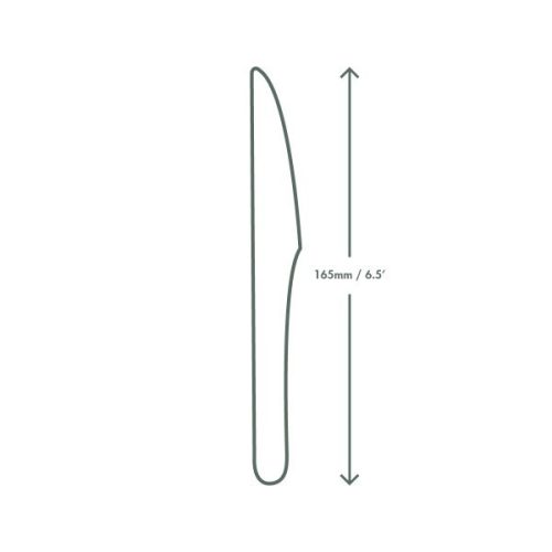 Lebomló kés, fa, 15,5 cm | 100 db/csomag