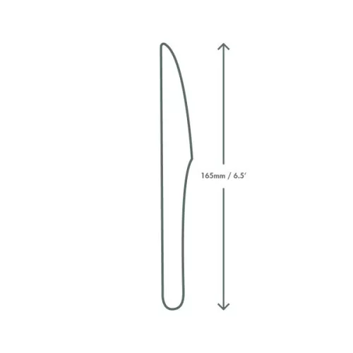 Lebomló kés, fa, 15,5 cm | 100 db/csomag